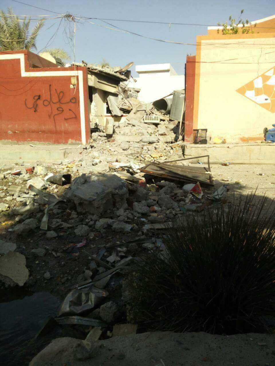 Destroyed property in Tuz Khurmatu.
